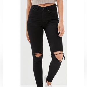 American Eagle Next Level Stretch Ribbed High V-Rise Jegging